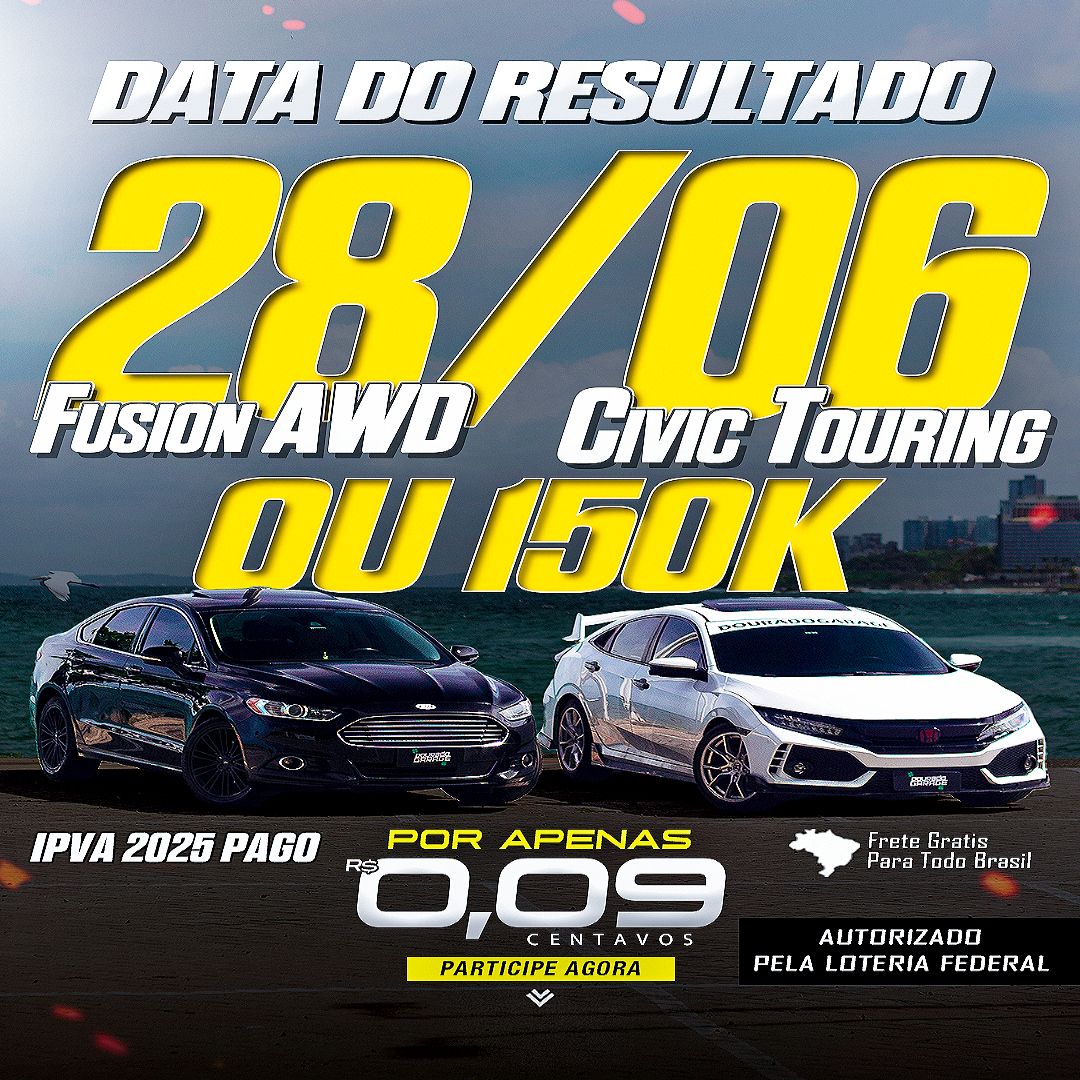 Honda Civic Touring G10 + Fusion AWD ou R$150.000,00